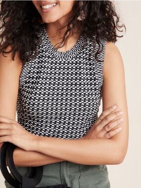 Anthropologie Maeve Barbara Jacquard Knit Size Medium
